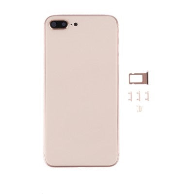 Rear Housing for iPhone 8 Plus (NO LOGO)-Gold Rear Housing for iPhone 8 Plus (NO LOGO)-Gold